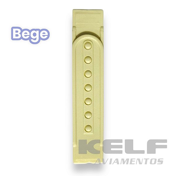 Regulador Plástico para boné 1 pino Cor Bege (milheiro)