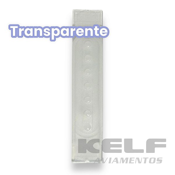 Regulador Plástico para boné 1 pino Cor transparente (milheiro)