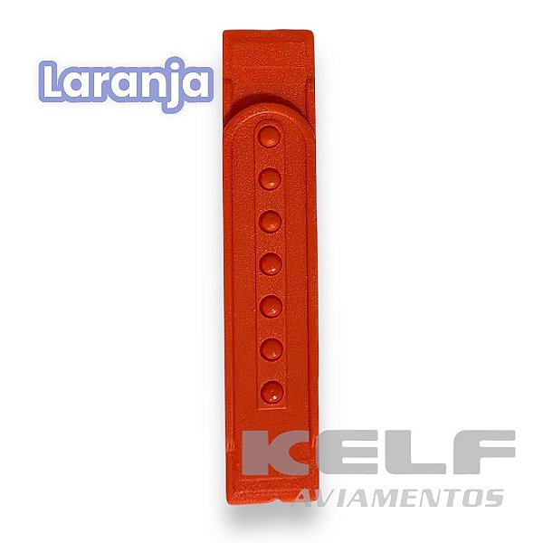 Regulador Plástico para boné 1 pino  - Laranja