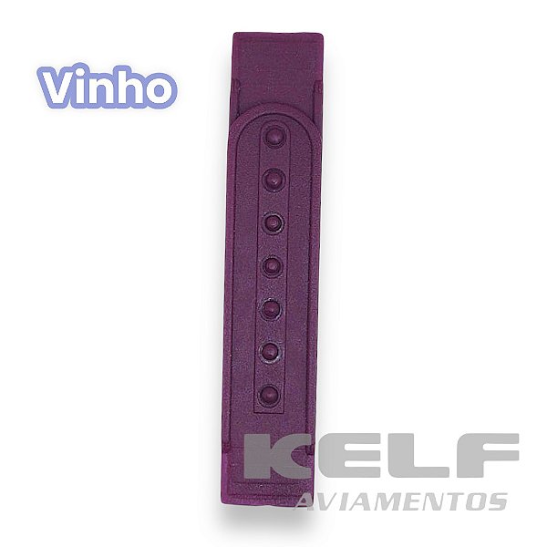Regulador Plástico para boné 1 pino  - Vinho