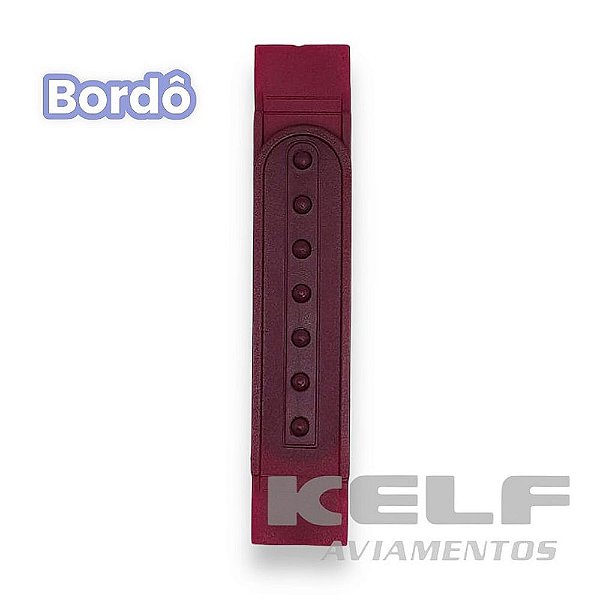 Regulador Plástico para boné 1 pino  - Bordô