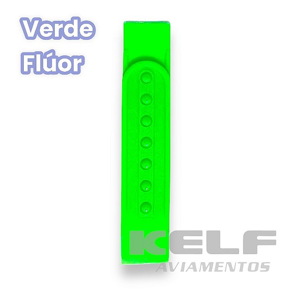 Regulador Plástico para boné 1 pino  - Verde Flúor