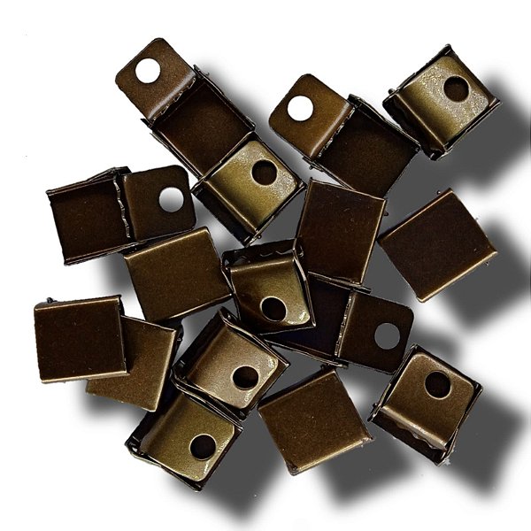 Fivela Lisa 16mm (milheiro) - Ouro Velho