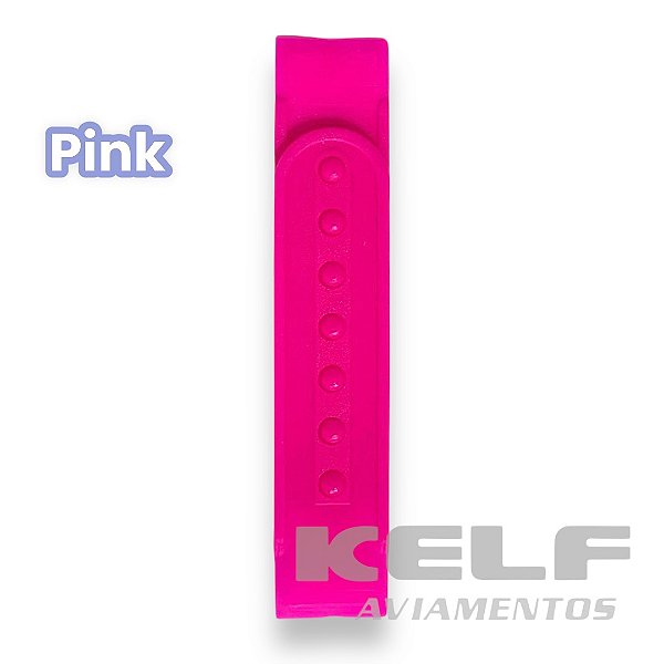 Regulador Plástico para boné 1 pino  - Pink