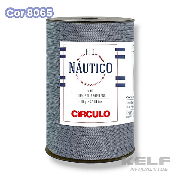 Fio Náutico 5mm - Cor Granizo 8065
