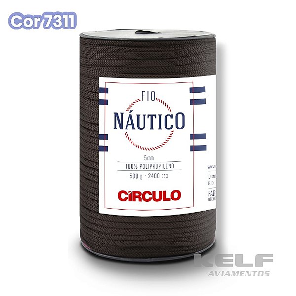 Fio Náutico 5mm - Cor Tabaco 7311