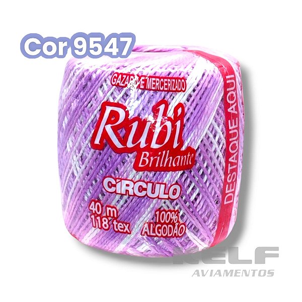 Linha Rubi 5 - 9547 - Mescla Lilas