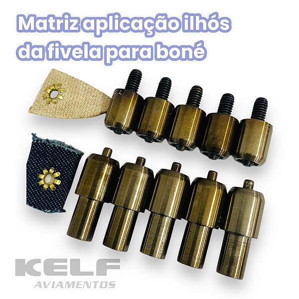Matriz para ilhós 54 (fixar fivela) P06C - Margarida 1un