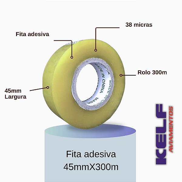 Fita Adesiva 45mmx300m P06C / rolo