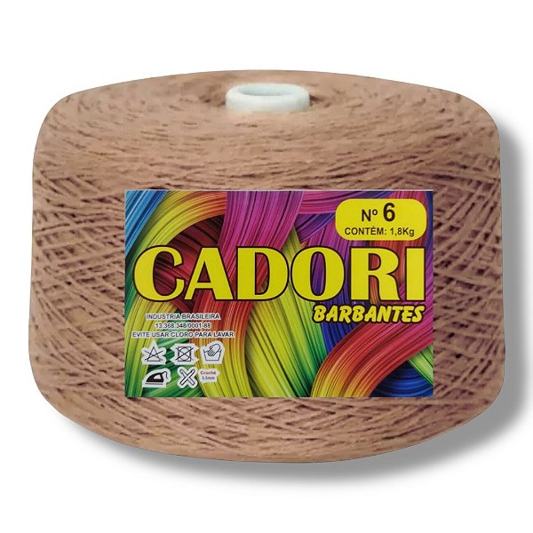 Barbante Cadori 4/6 Rolo 1800m P04a- Cor Caramelo 711