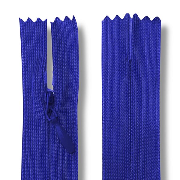 Ziper Invisível Fixo Tela n°3 15cm - Cor Azul Royal 10un BV1C