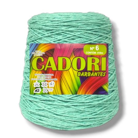 Barbante Cadori 4/6 Cor  Verde Agua 791 - Rolo 610m