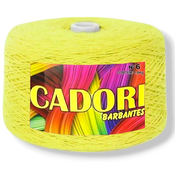 Barbante Cadori  4/6 - Amarelo Neon 803 1800m