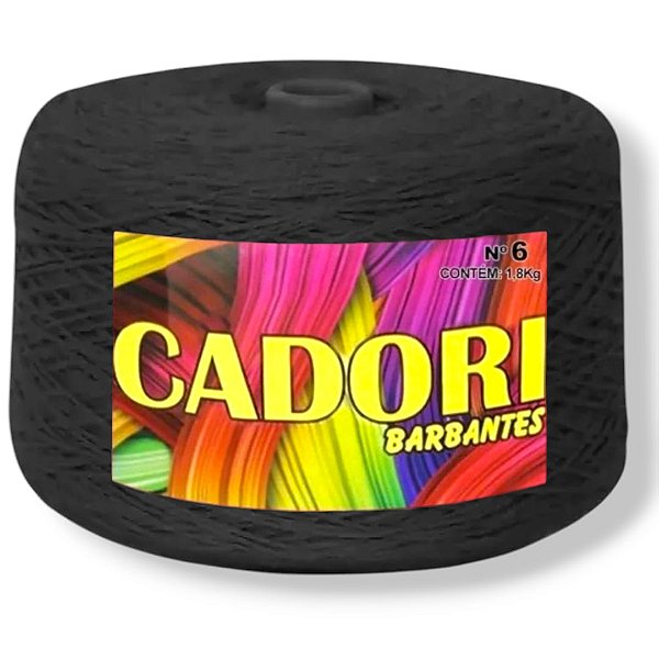 Barbante Cadori 4/6 - Preto 701 1800m