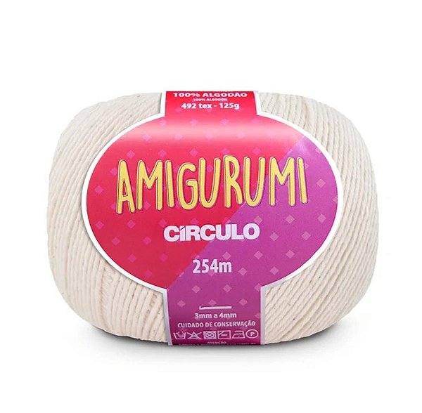 Amigurumi 125 g - Cor 3061 Gardênia
