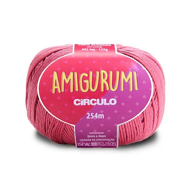 Amigurumi 125g - Cor 3157 Roseira
