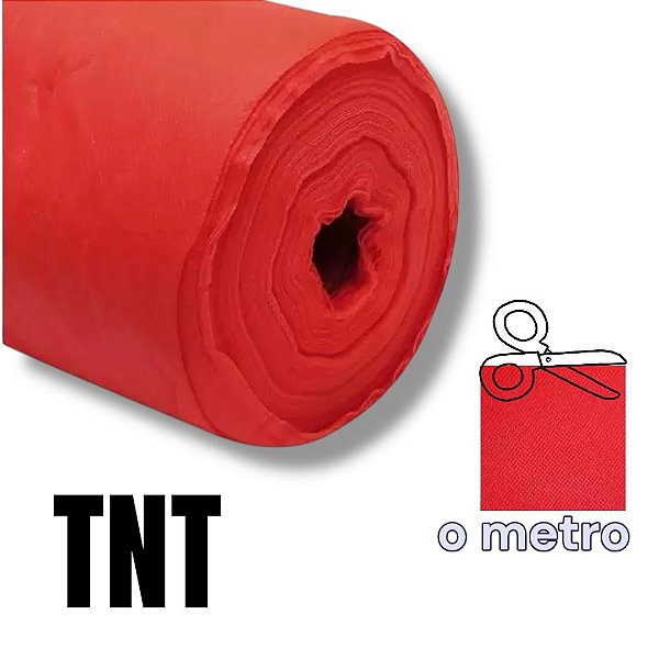TNT Ind. 40gr 1400mm - por metro - Cor Vermelho
