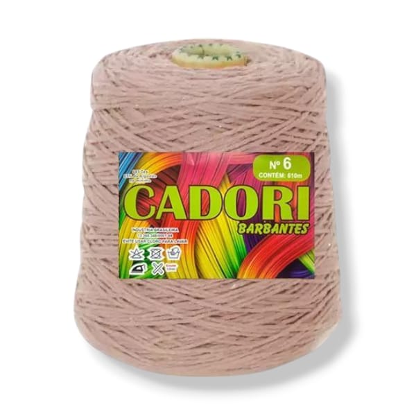 Barbante Cadori 4/6 Cor Camurça 829 - Rolo 610m