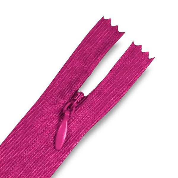 Ziper Invisível Fixo Tela n°3 50cm - Cor Pink  10un BV1ABC