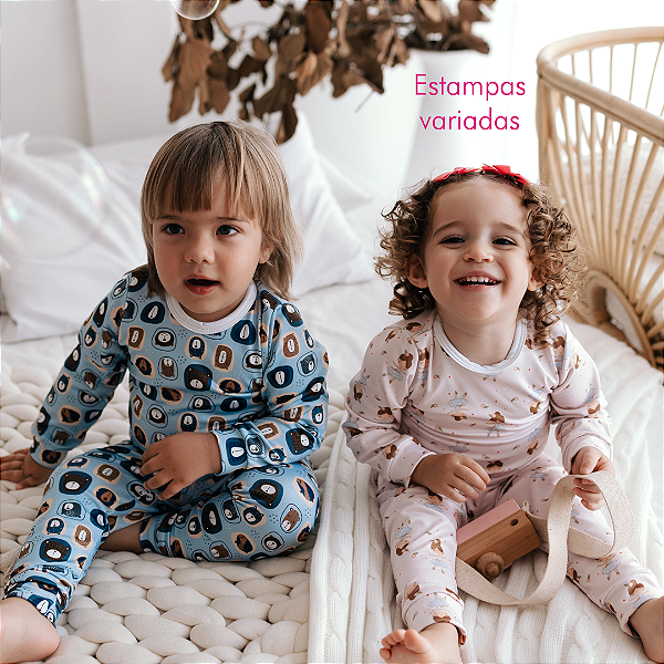 Conjunto body térmico estampado (estampas variadas)