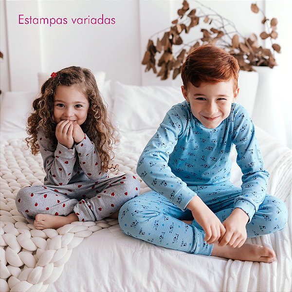 Conjunto canelado estampado (estampas variadas)