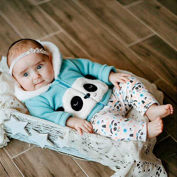 Conjunto panda baby. Tam: M