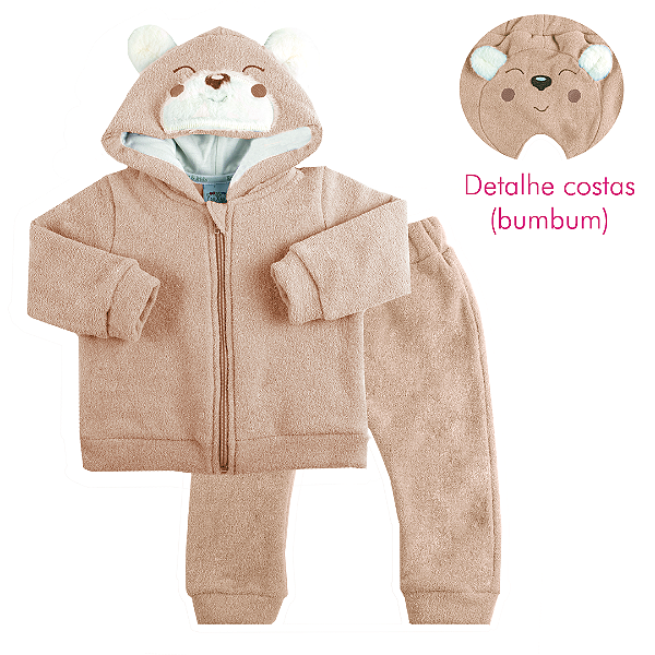 Conjunto urso feliz. Tam: M
