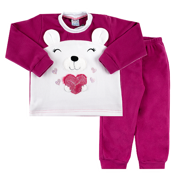 Conjunto microsoft ursinha carinhosa