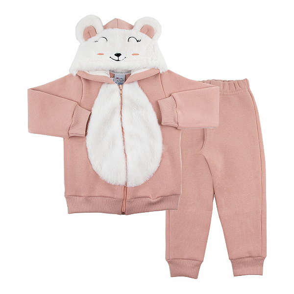 Conjunto urso. Tam: 4 - 8