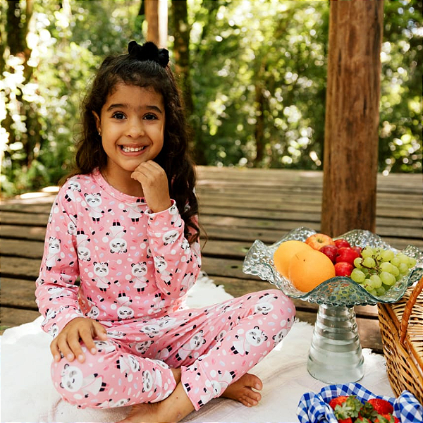 Conjunto modal panda. Tam: 4 - 8