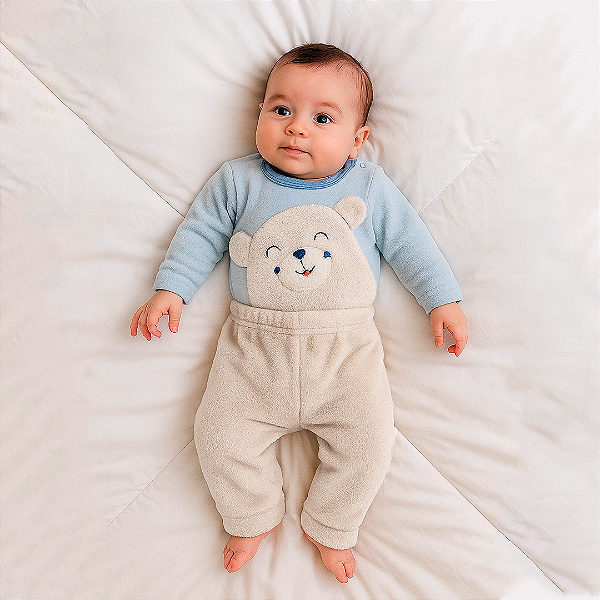 Conjunto body ursinho