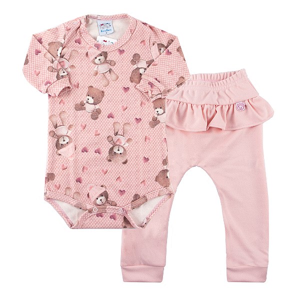 Conjunto body ursinhos
