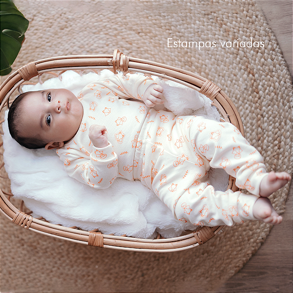 Conjunto body canelado estampado (estampas variadas)