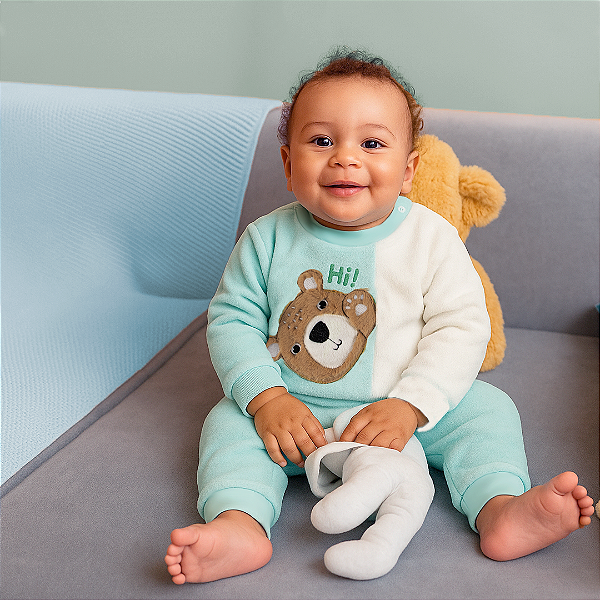 Conjunto ursinho simpático