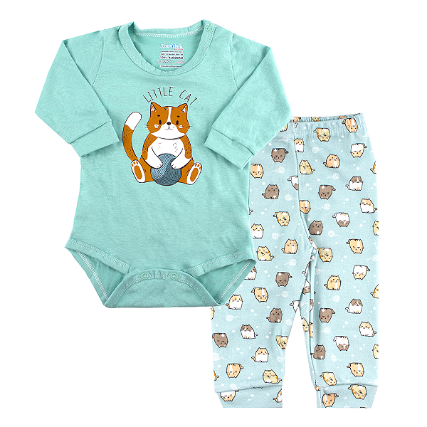 Conjunto body litte cat