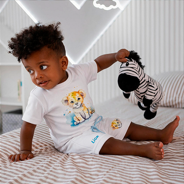 Conjunto canelado lion