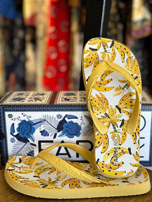 Chinelo Estampado Honey Gold Farm