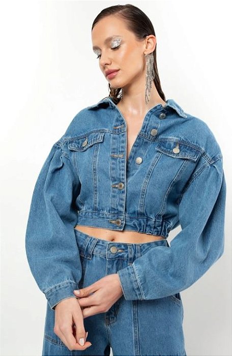 SLY JAQUETA JEANS FEMININA