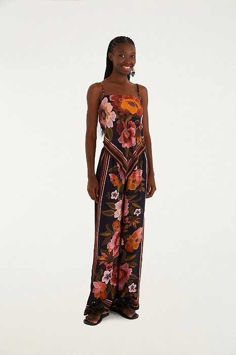 Calça Estampada Floral Cléo