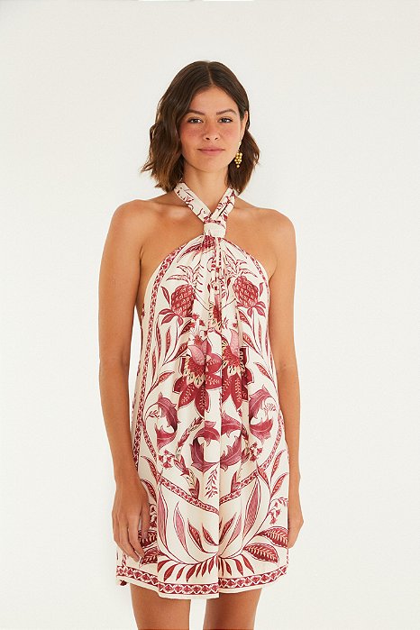Vestido Curto Estampado Nina