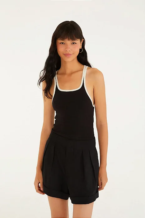 Short Alfaiataria Bolso