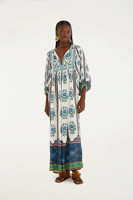 Vestido Cropped Estampado Manoela