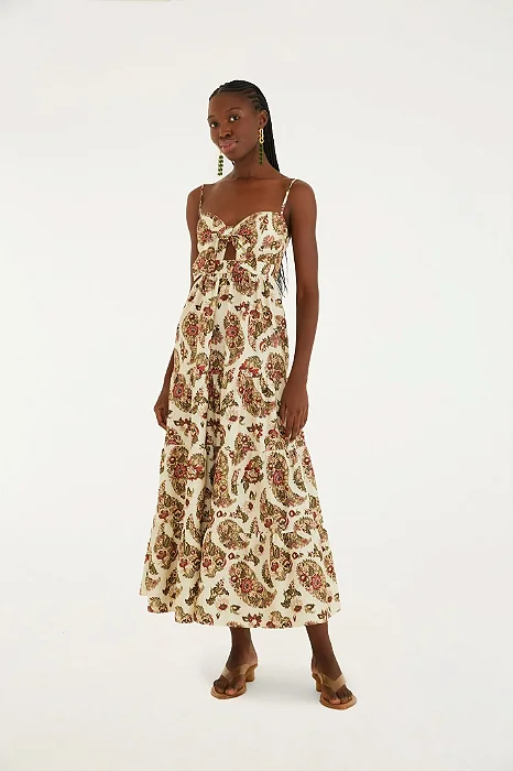 Vestido Marias Estampado Floral Raiana