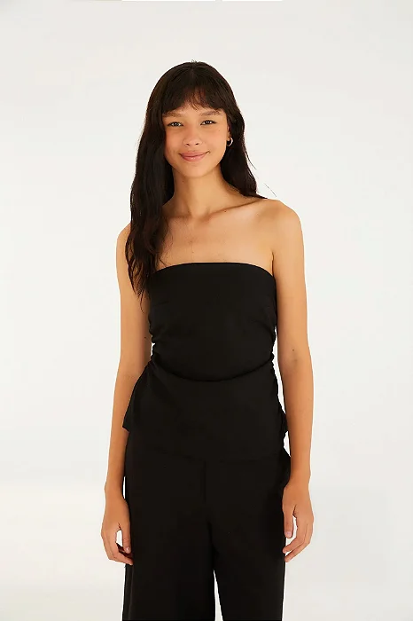 Blusa Alfaiataria Sem Alça