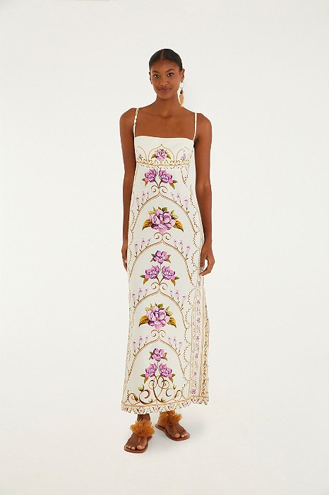Vestido Estampado Poesia De Flor