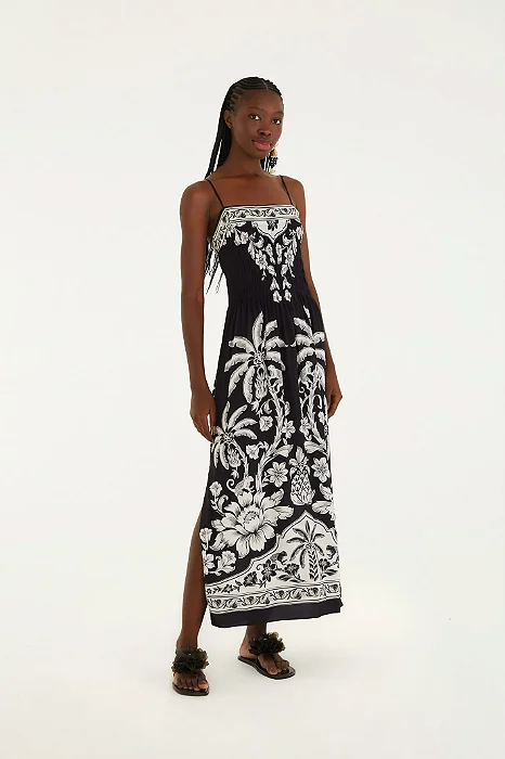 Vestido Cropped Estampado Guanacaste