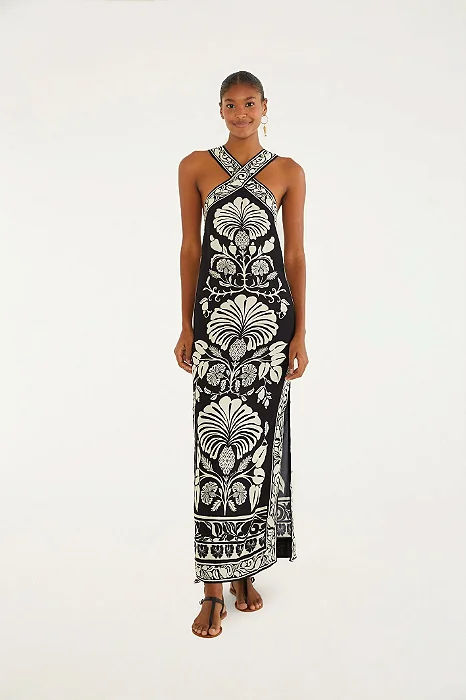 Vestido Midi Estampado Sintra