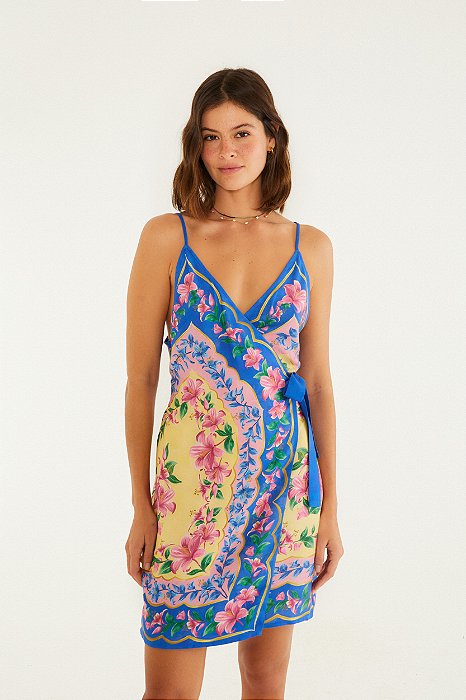 Vestido Curto Estampado Lena