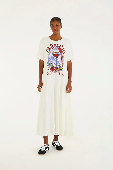 Vestido Cropped Marias Drink Pintado