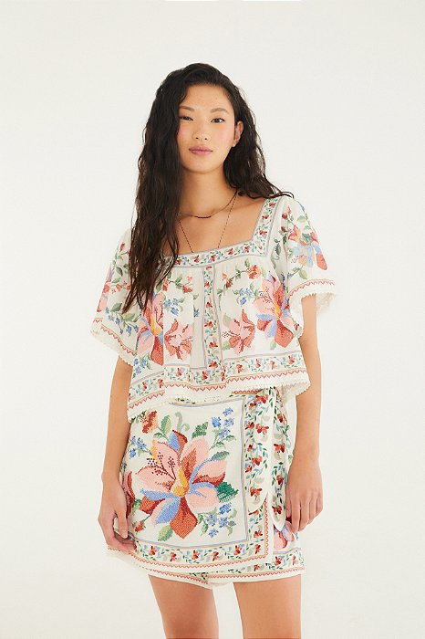 Bata Estampada Brisa Serena